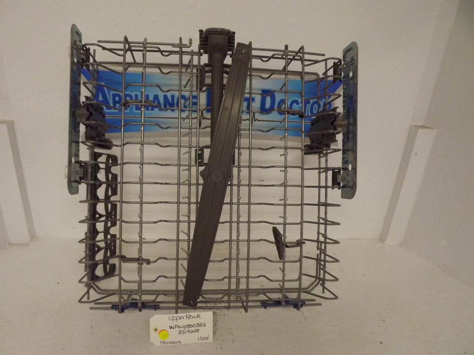 Kenmore Dishwasher WPW10350382 8519628 Upper Rack Used Kenmore Dishwasher WPW10350382 8519628 Upper Rack Used